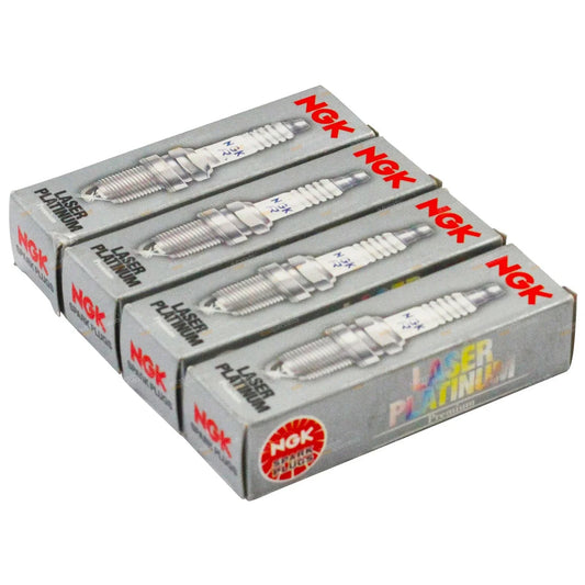 Set of 4 NGK Spark Plugs for Nissan Tiida C11 MR18 1.8L (2006-2013)
