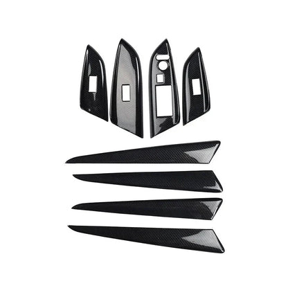 Carbon Fiber Accessory Interior Cover Trim for Honda Fit GK3 GK5 (2014–2020)