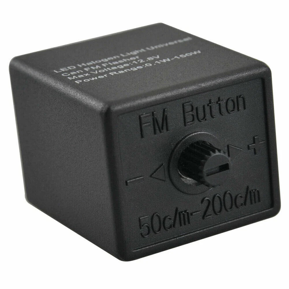 3 Pin Adjustable Flasher Rate LED Indicator Relay for Car Bike Turn Signal Light