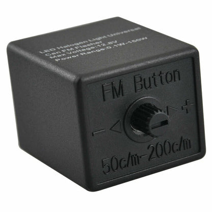 3 Pin Adjustable Flasher Rate LED Indicator Relay for Car Bike Turn Signal Light
