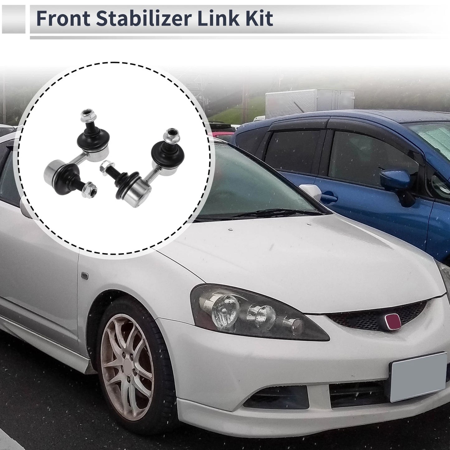 Front Stabilizer Bar Links No Bushing for Acura RSX (2002–2006) No.K80487/K80488