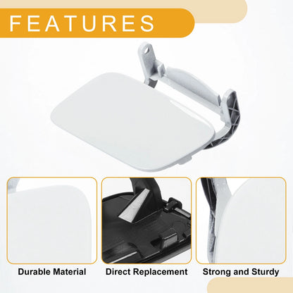 Front Left Washer Nozzle Cover Cap for Audi Q5 (2013–2017) 1 Pc White