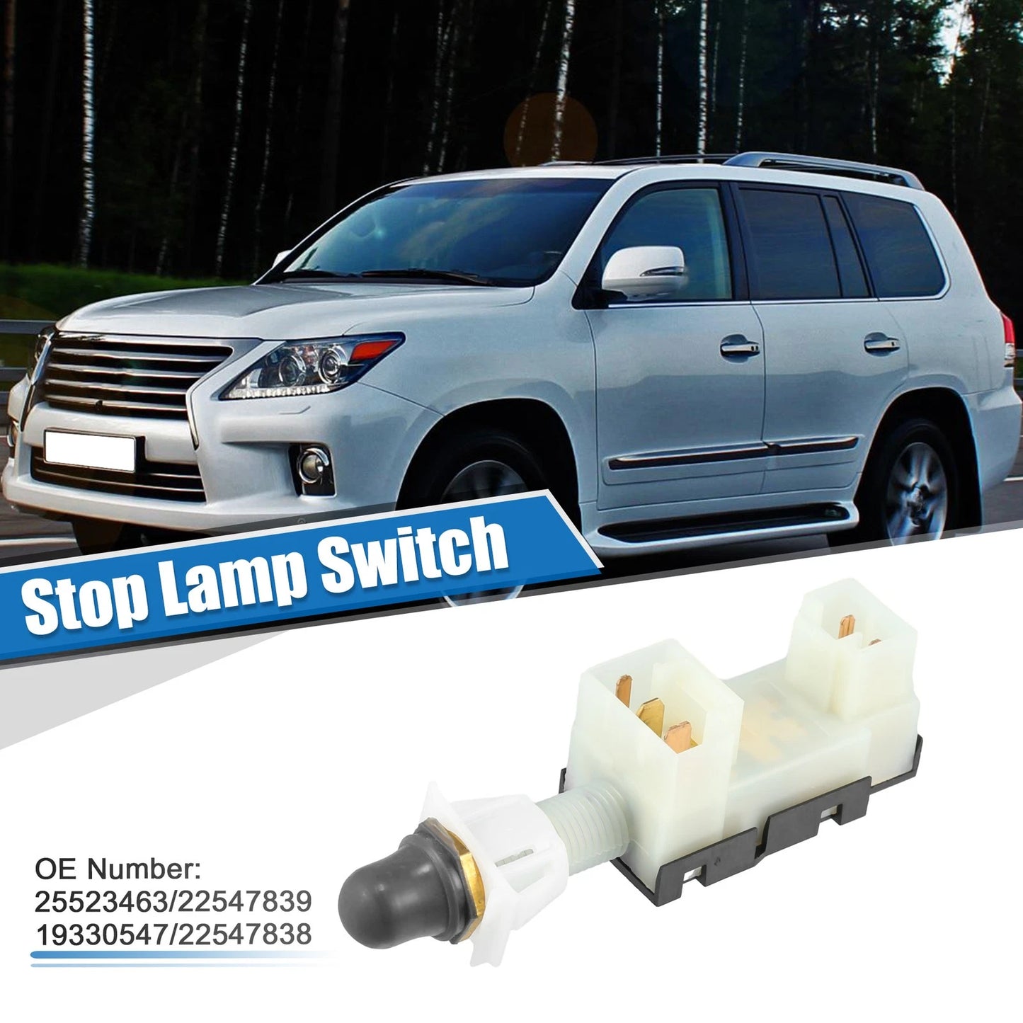 Stop Lamp Switch for Chevrolet P30 (1994–1999) No. 25523463
