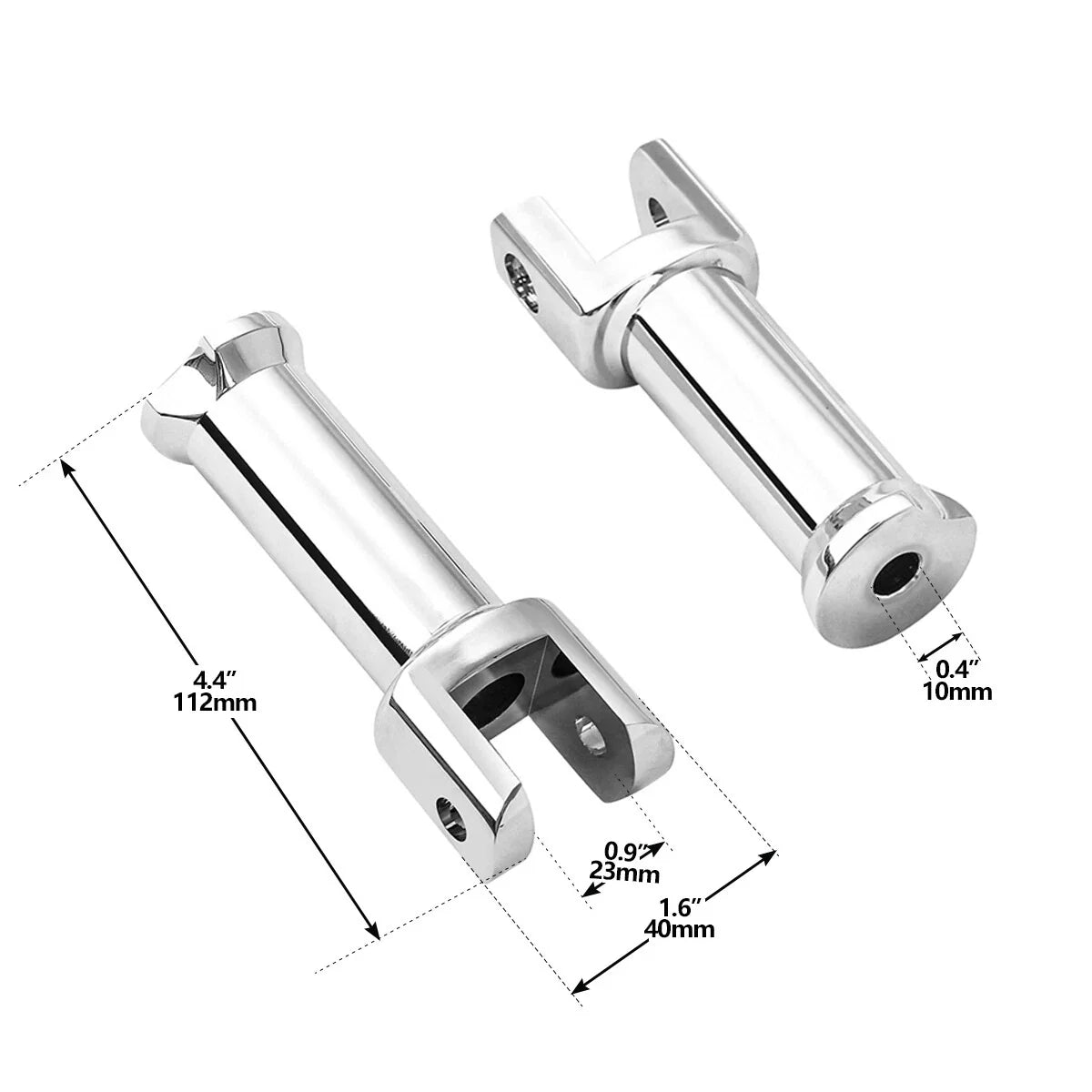 Driver & Passenger Footpegs Mount Bracket for Harley Street Bob (2018-2025)