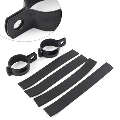 32MM-41MM Front Fork Mount Bracket Turn Signal Light Clamp for Motor Black