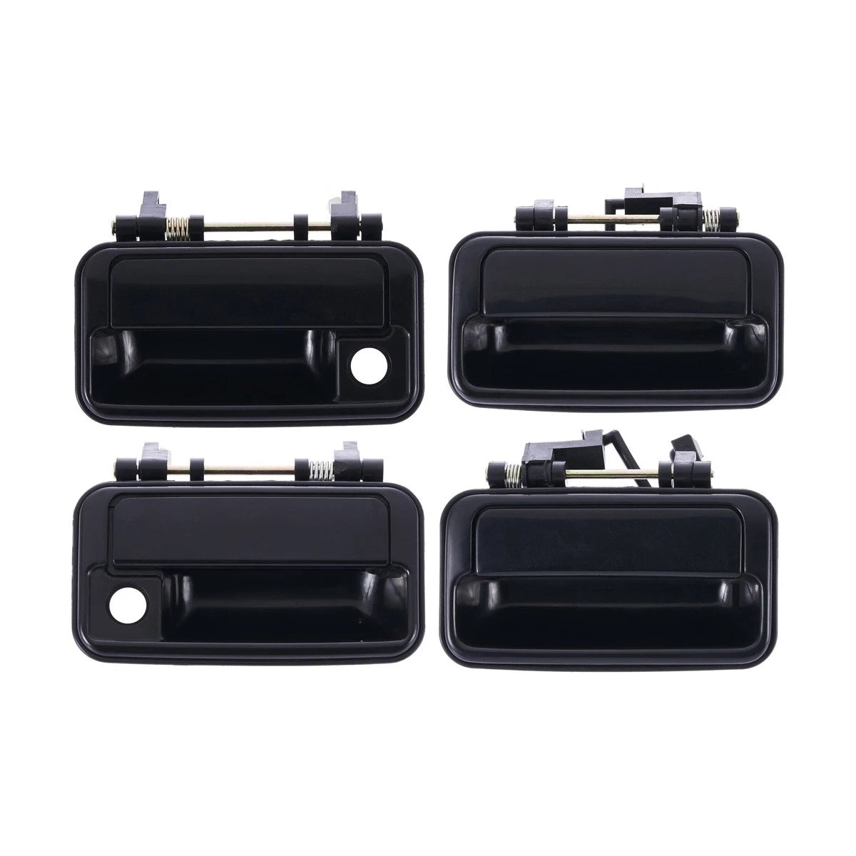 Set of 4 Outer Door Handles for Suzuki Swift (1989–1999) Black