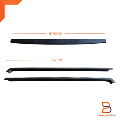 3PC Rear Tailgate Protector Tub Top Cover for Toyota Hilux Revo (2015-2019)