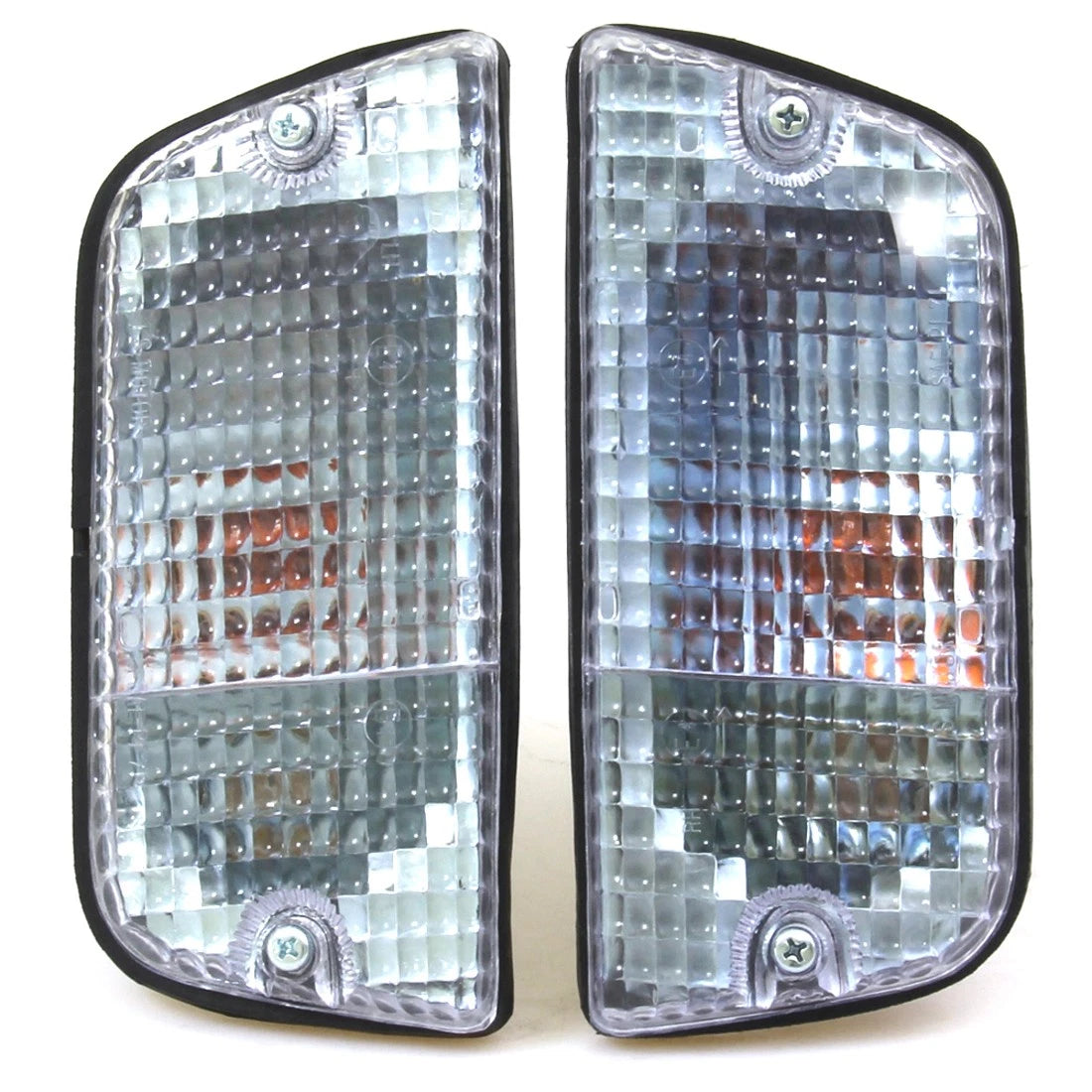 Set of 2 Front Turn Signal Lights for Nissan Datsun 620 (1972–1979) Clear