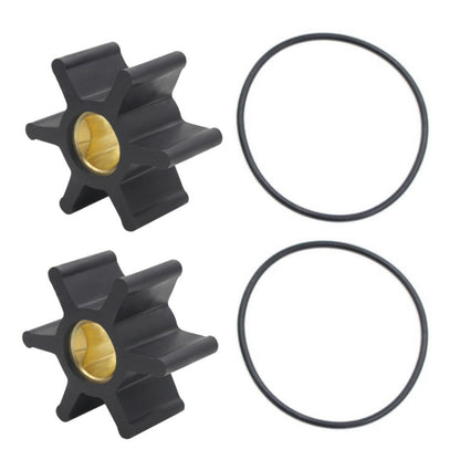 Set of 2 Water Pump Flexible Rubber Impellers for Sherwood 8000K (2000–2023)