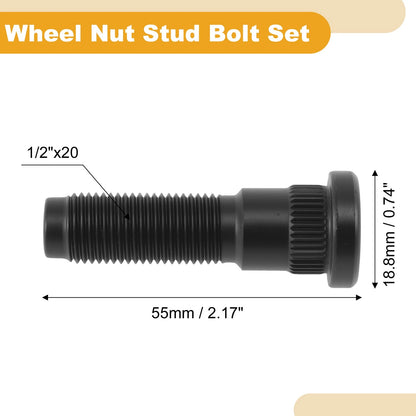 10 pcs 1/2"x20 Wheel Lug Stud for Ford Explorer (1995–2001) No.610368