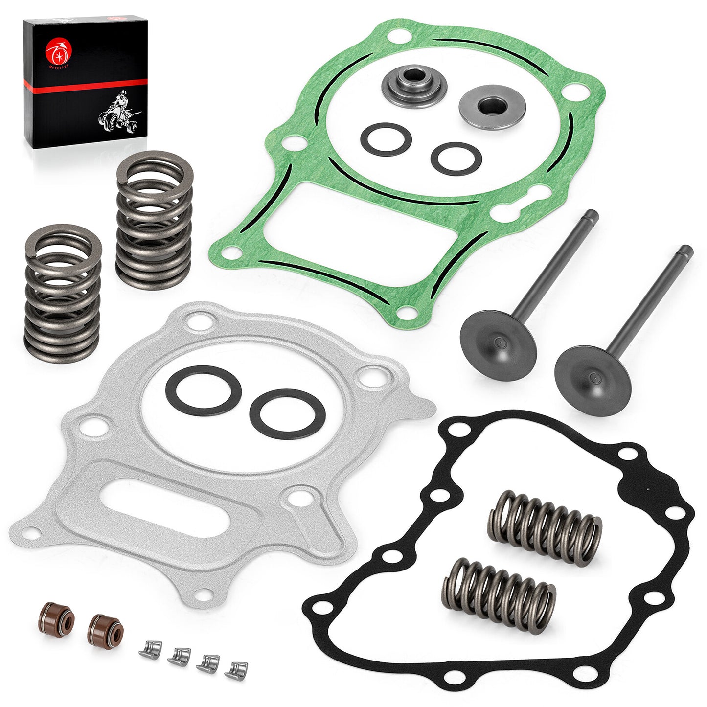 Intake Exhaust Valve Seal Spring Kit for Honda Recon 250 TRX250 (2002–2023)