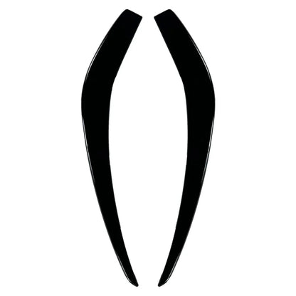 Glossy Black Front Bumper Side Air Vent Trims for Benz A Class (2013-2015)