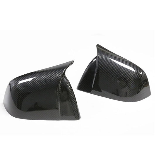 1 Pair Carbon Fiber Rear View Mirror Covers for Tesla Model Y (2020-2023)