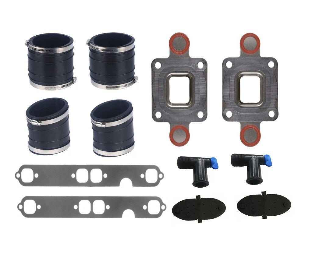 Exhaust Bellow Gasket Kit for MerCruiser GM V8 (Year Range Not Specified)