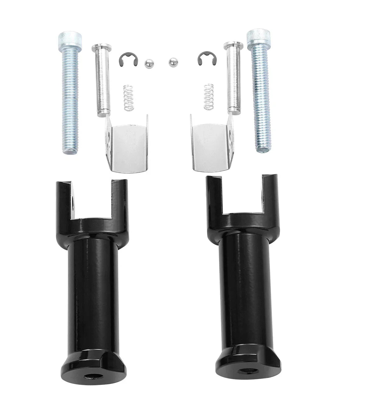 Matte Black Footpegs for Harley Softail (2018-2025)