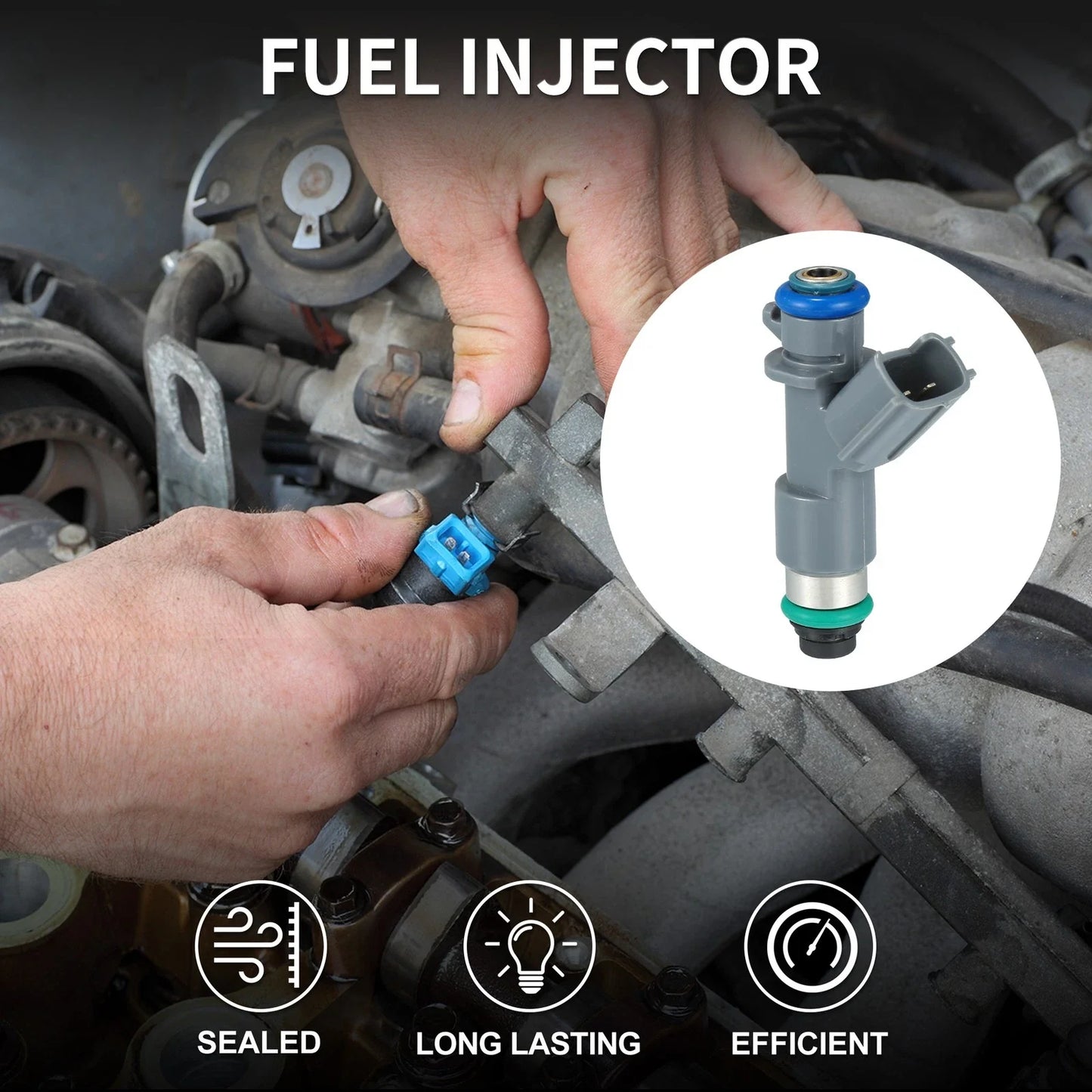 Fuel Injector 6 x No.16450-R70-A01 for Honda Accord (2008-2012)
