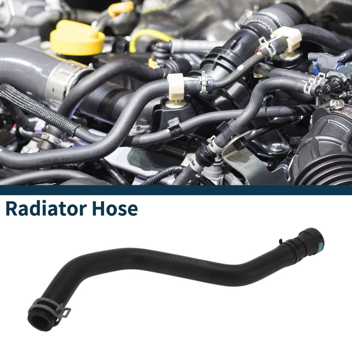 Radiator Hose No.D4B118K579AA for Ford EcoSport (2013–2023) Rubber