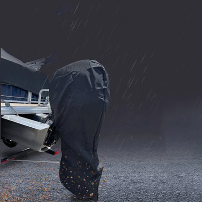 Black Full Cover Waterproof Outboard Motor Engine Protector for 60HP-100HP