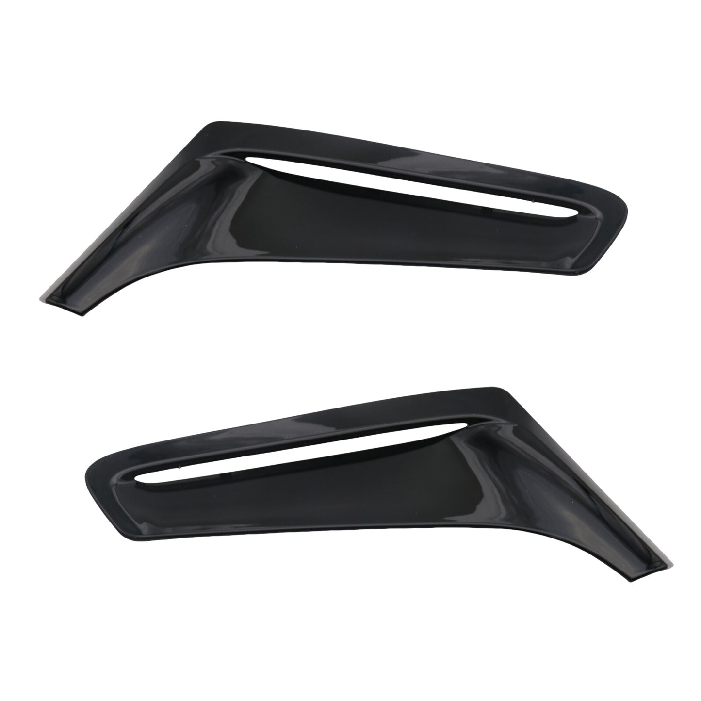 2X Glossy Black Fender Side Air Duct Molding for BMW 7-Series (2016–2019)