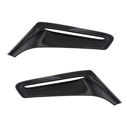 2X Glossy Black Fender Side Air Duct Molding for BMW 7-Series (2016–2019)