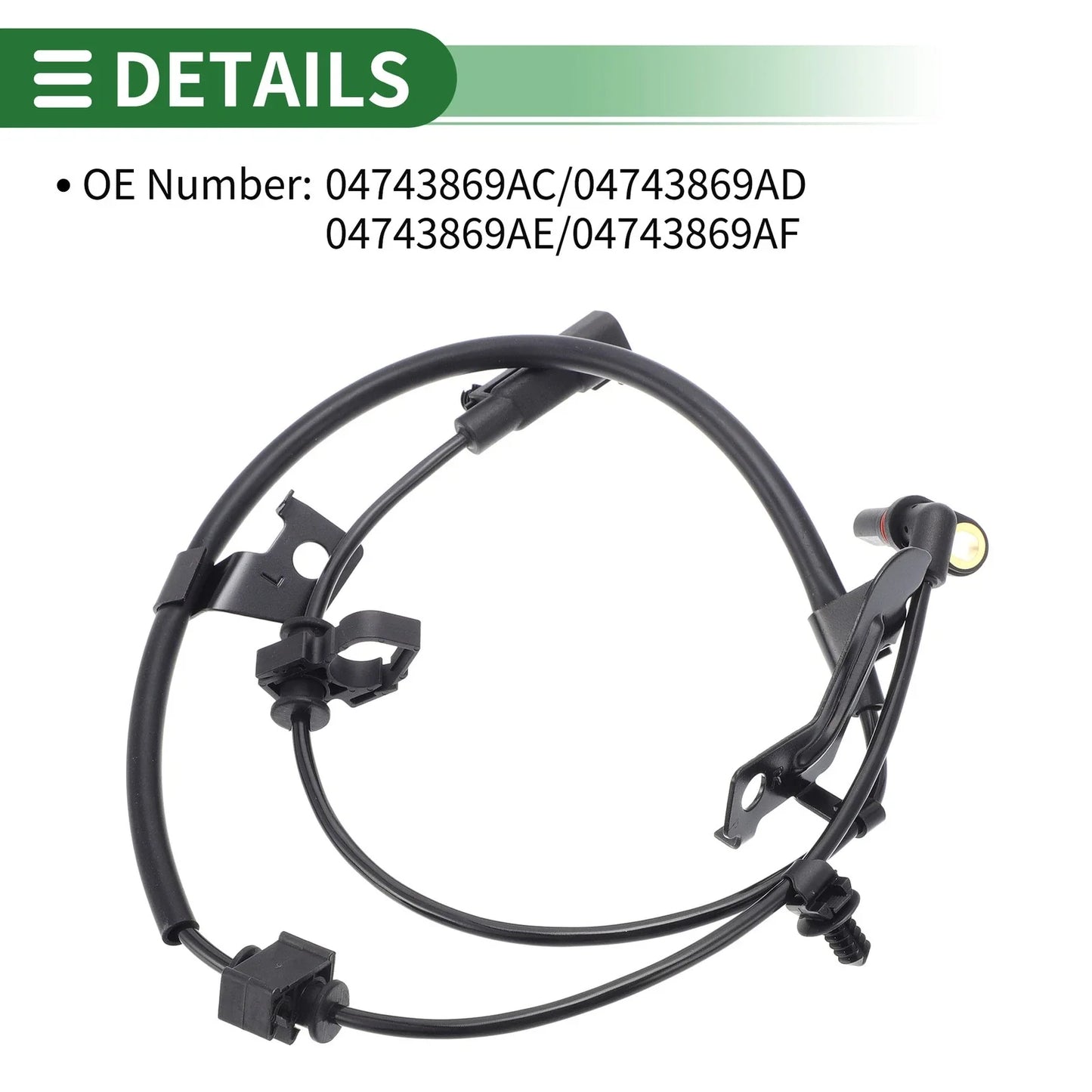 ABS Wheel Speed Sensor for Dodge Journey Left Rear (2009-2023)