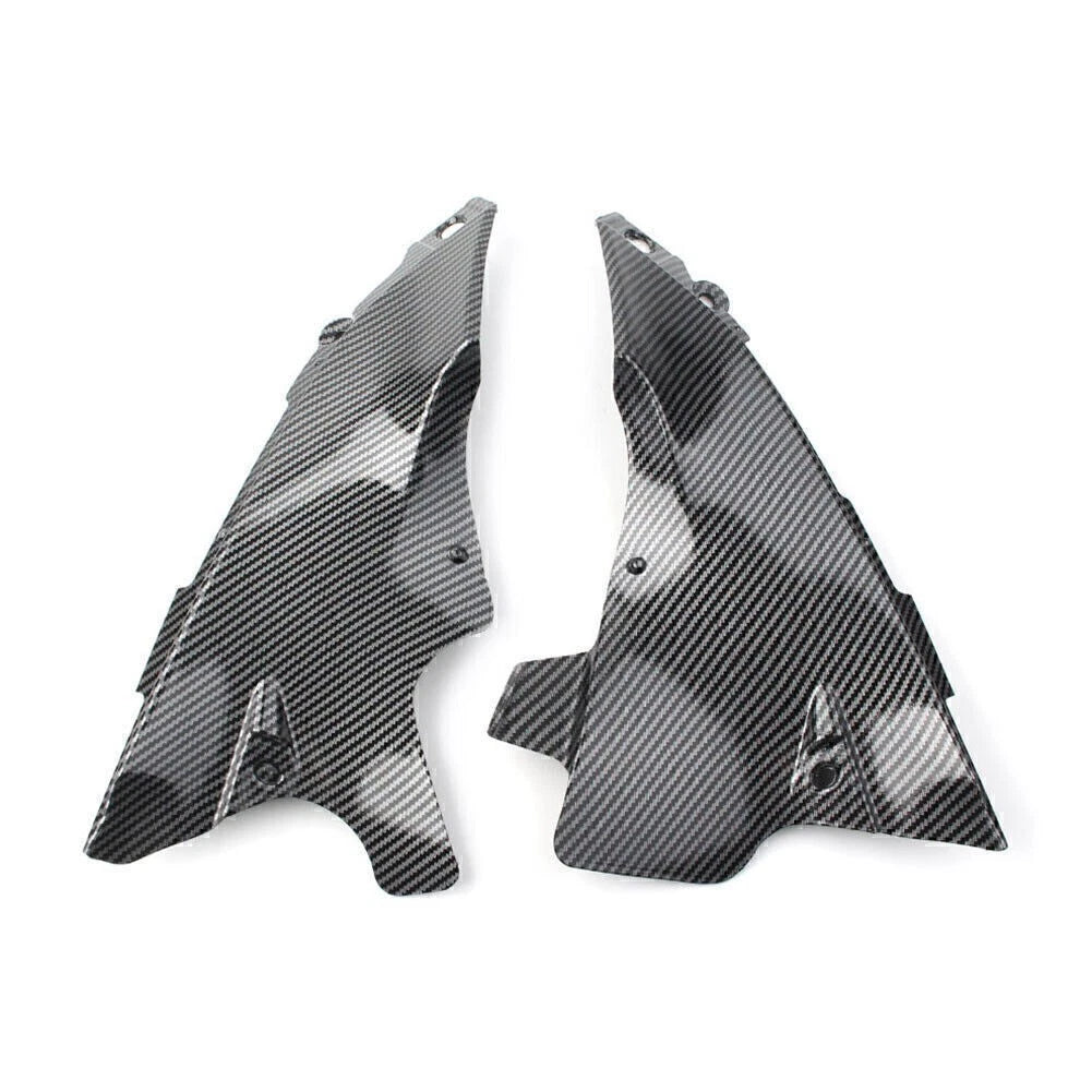 Carbon Fiber Look Front Dash Air Tube Trim Cover for Yamaha YZF-R1 (2004–2006)