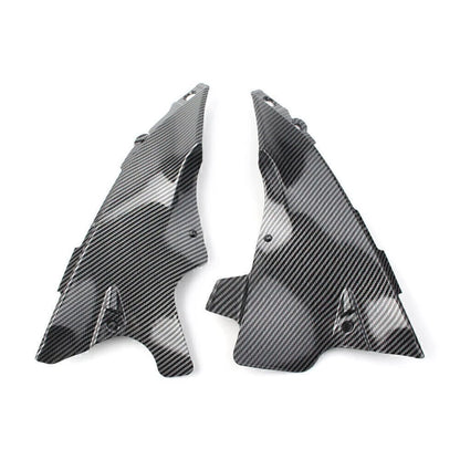 Carbon Fiber Look Front Dash Air Tube Trim Cover for Yamaha YZF-R1 (2004–2006)