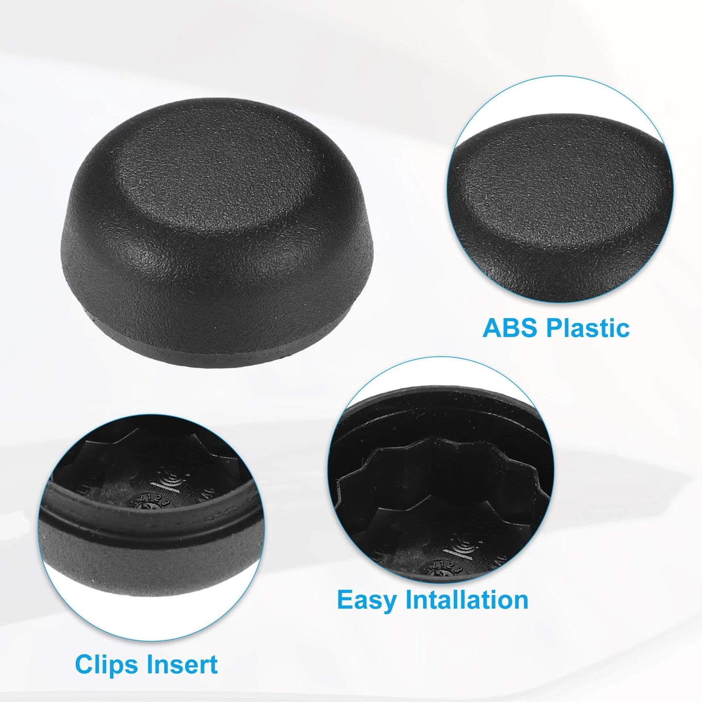 Wiper Arm Nut Cover Cap for Buick Cascada (2016–2019) - Black