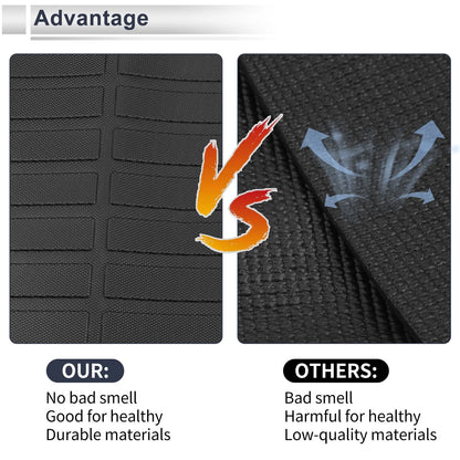 Cargo Liner Rear Trunk Mat for Subaru Solterra (2023–2024) TPE Long Grid Pattern
