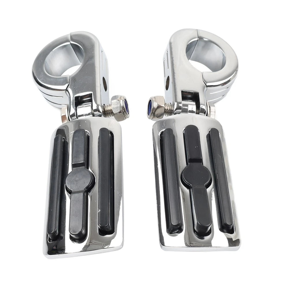1.25" Highway Engine Guard Foot Pegs for Harley Touring Road King Street Glide