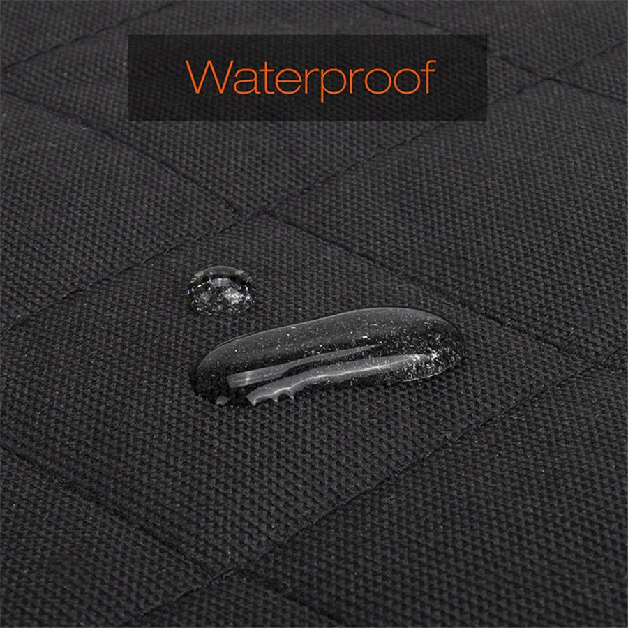 Universal Waterproof Black Pet Car Seat Cover for Dog Cat Rear Bench Mat