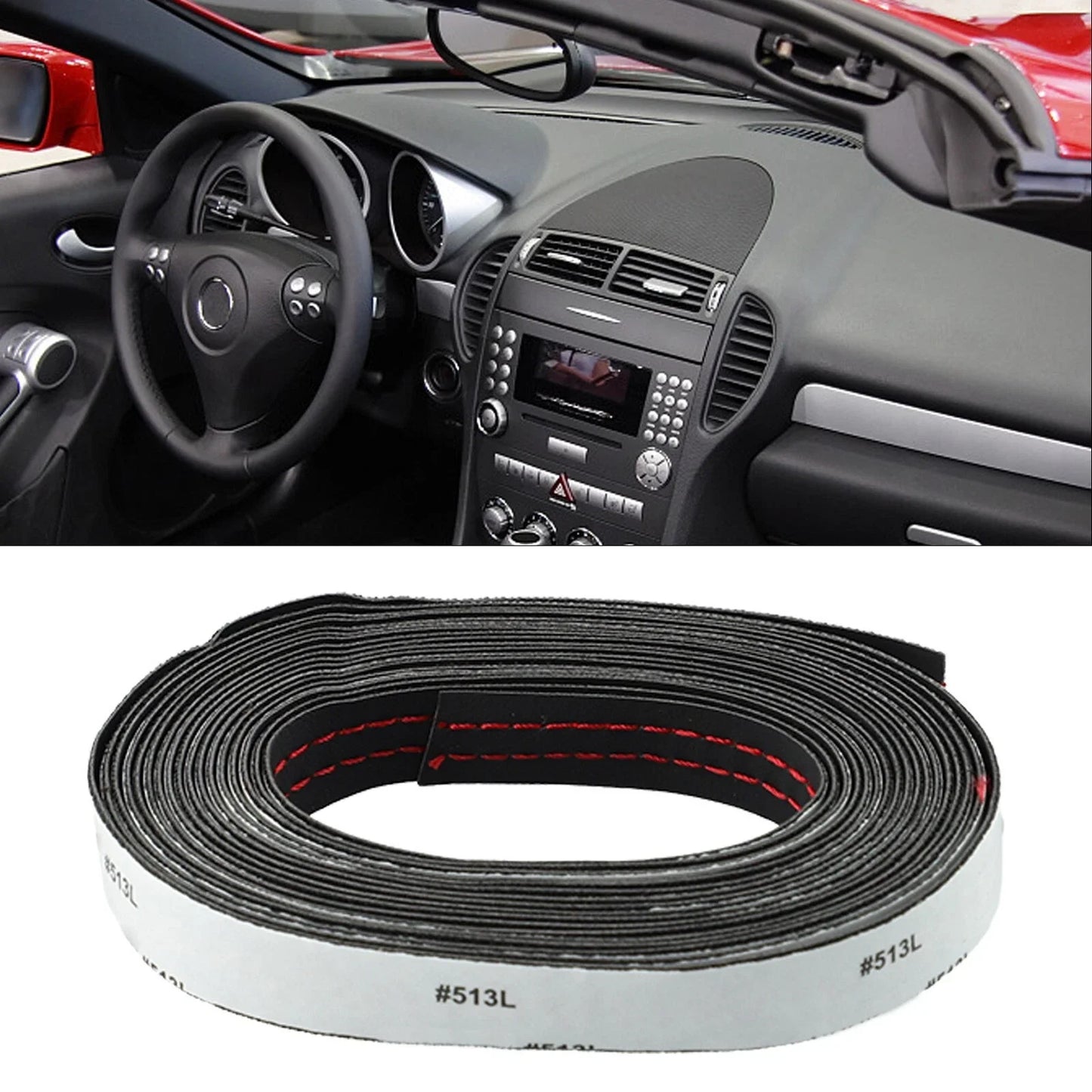 Dashboard Decoration Strip Sticker Moulding for Car