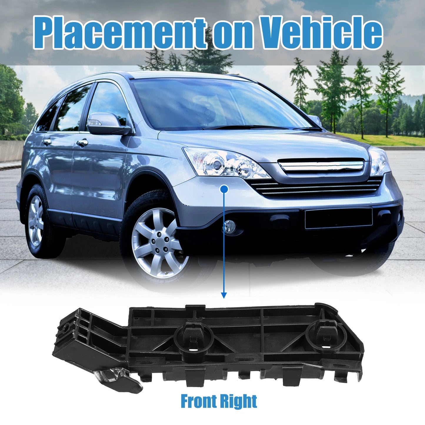 Right Side Front Bumper Bracket NO.71193-SWA-003 for Honda CR-V (2007–2011)