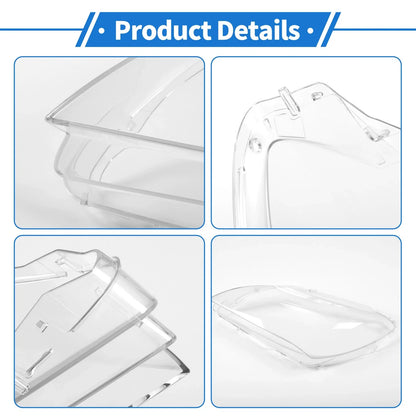 1x Front Left Headlight Lens Cover PC Clear for BMW 6 Series M6 F06 (2010-2015)