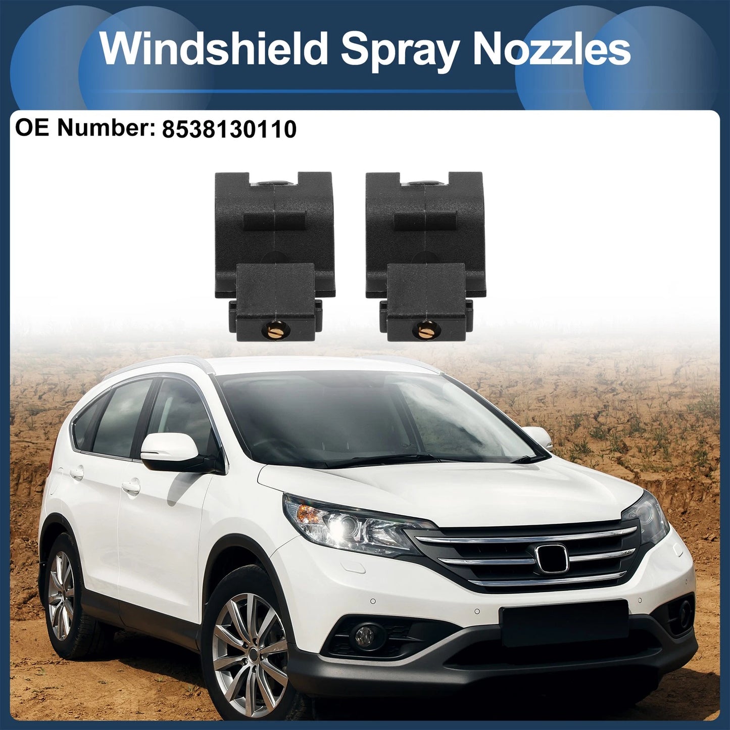 Windshield Washer Nozzle Set for Toyota (No. 8538130110)