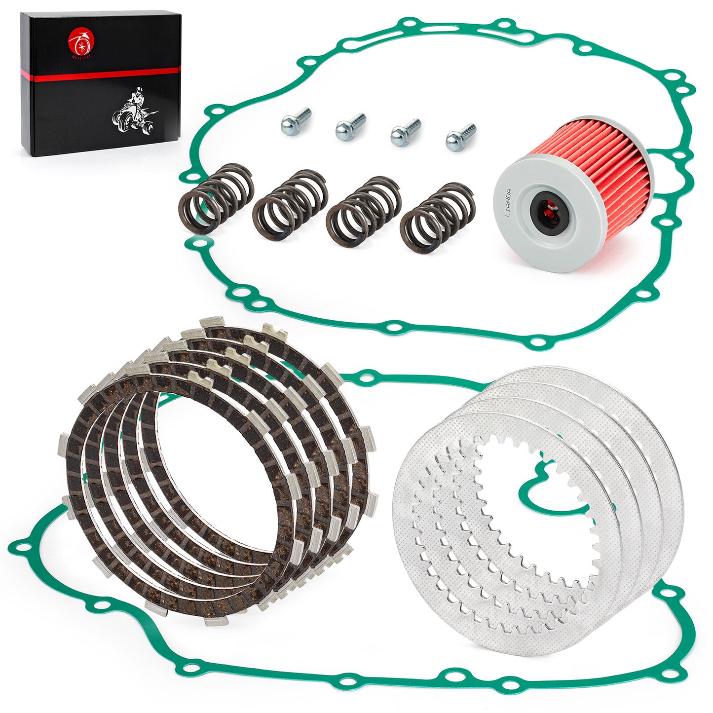 Clutch Friction Plates Kit for Kawasaki Lakota 300 (1995–2003)