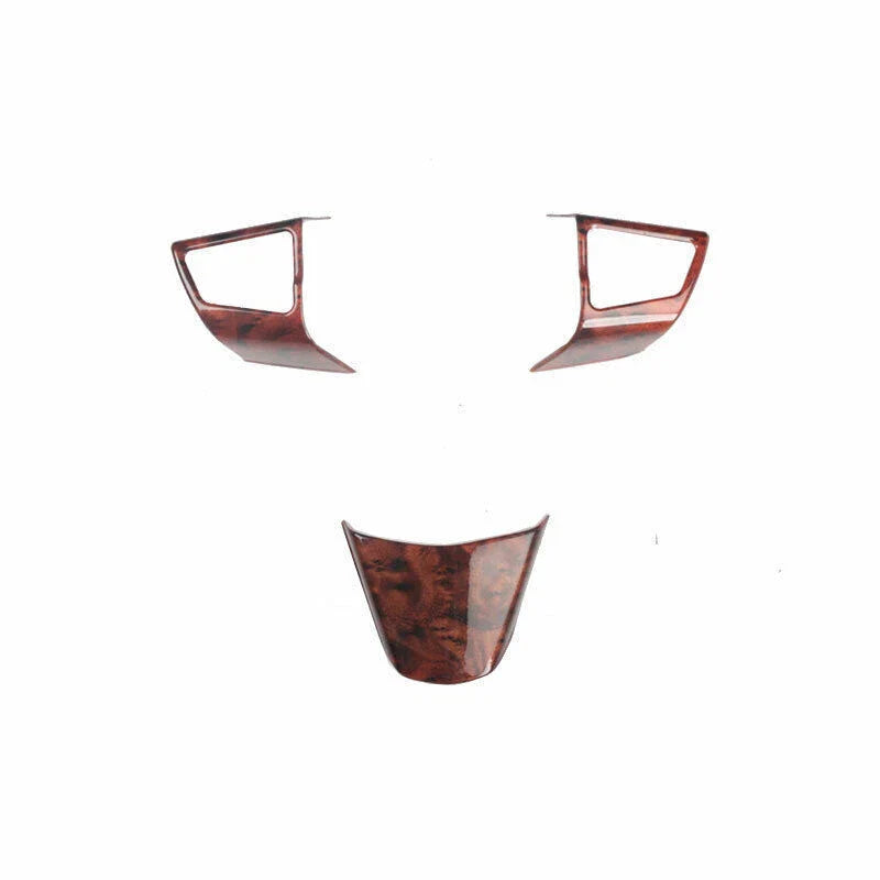 Wood Grain Steering Wheel Button Frame Cover Trim for Cadillac SRX (2010–2012)