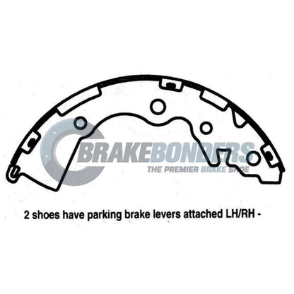 Rear Brake Shoes for Hyundai Accent (2006–2009)