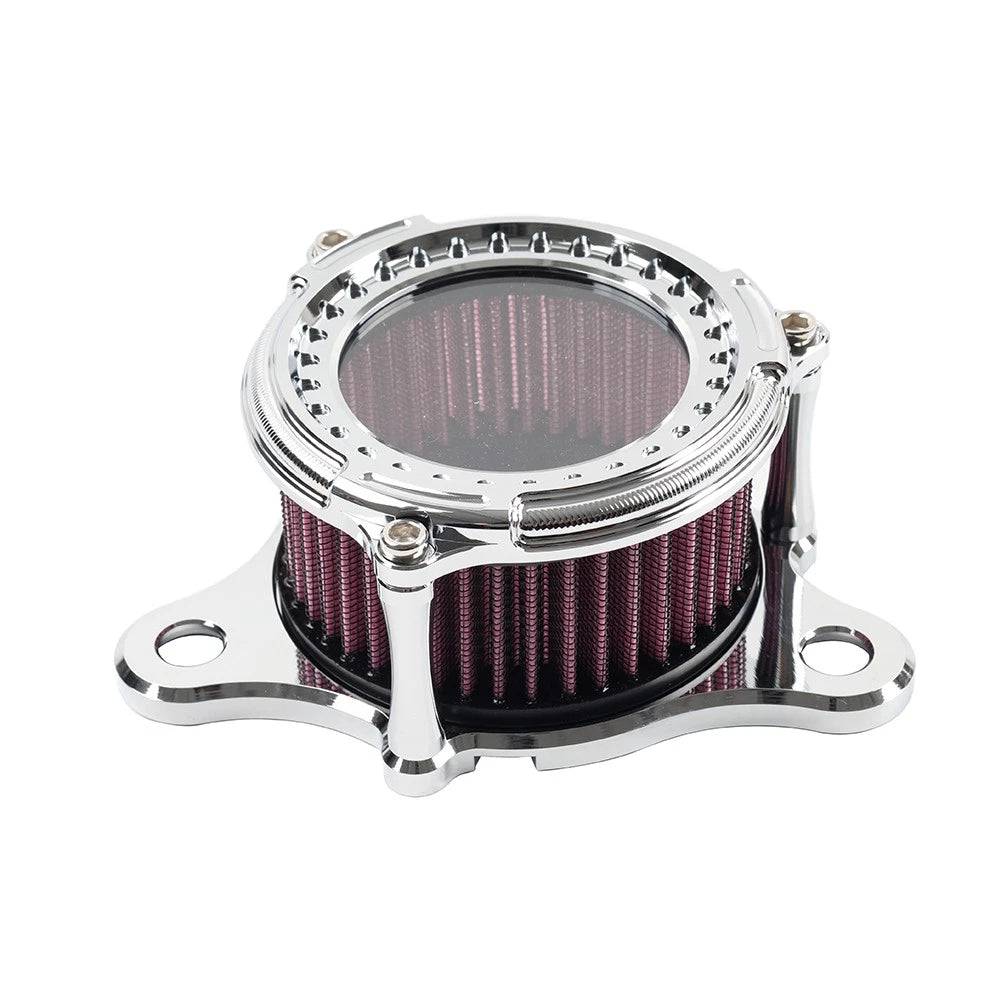 Handlebar Control Switch Horn Turn Signal Light Chrome for Harley Bobber (1")