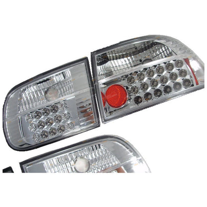 Set of 2 Clear LED Tail Lights for Honda Civic EG/EH 5D (1991–1995)