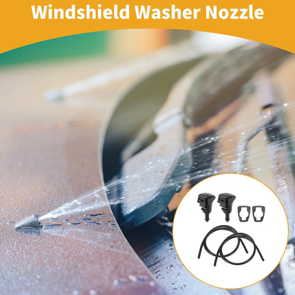 Windshield Washer Nozzle Kit 2 x for Chrysler 300 (2005-2010)