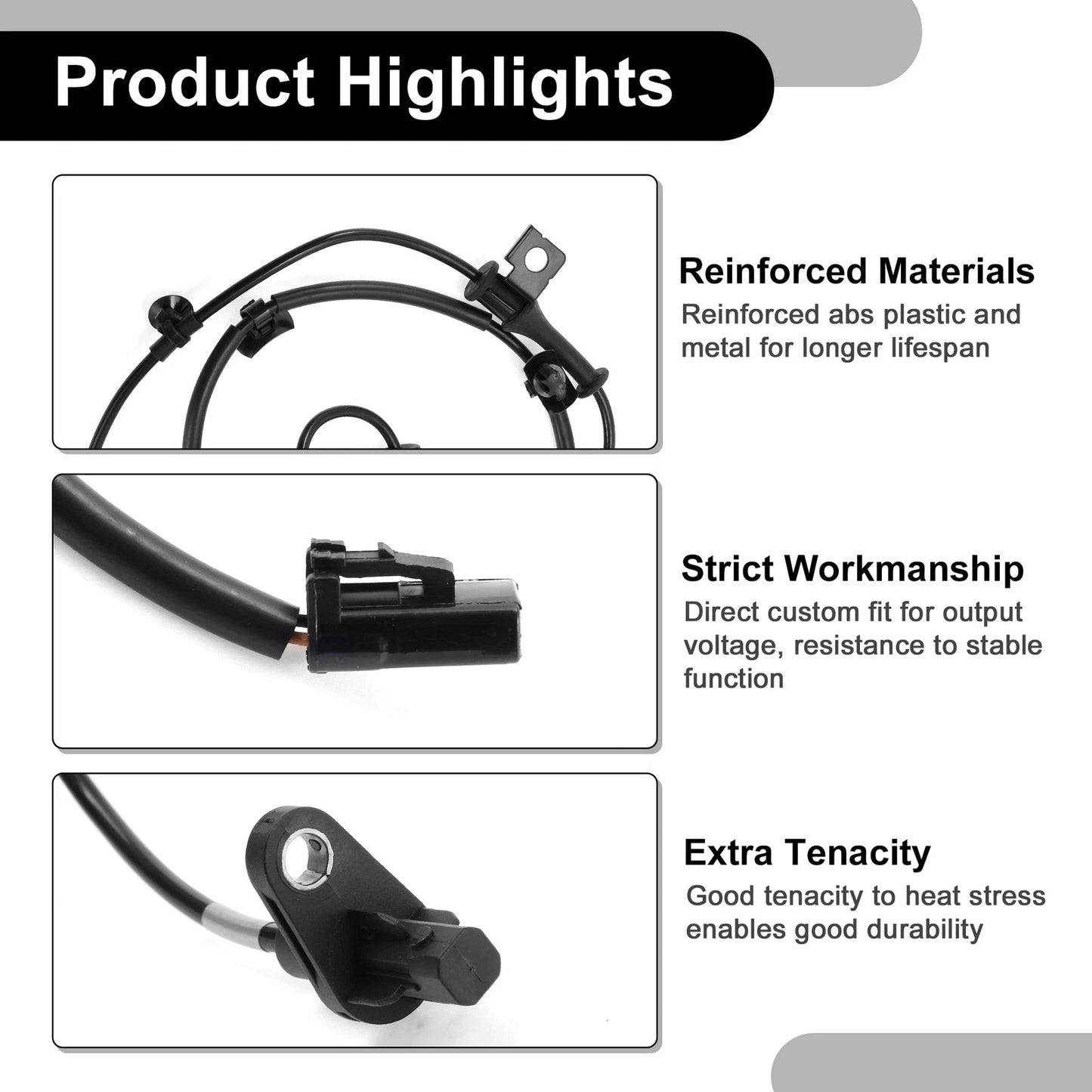 ABS Wheel Speed Sensor for Hyundai Elantra (2011–2016) No. 59830-3X310