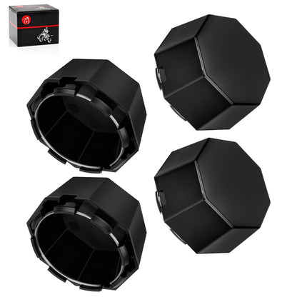 Set of 4 Black Center Wheel Hub Caps for Polaris Sportsman 570 SP (2015–2025)