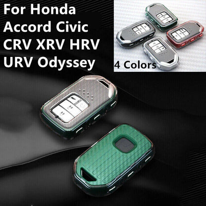 Car TPU Remote Key Fob Case Cover Shell Holder for Honda Accord Civic CRV HRV
