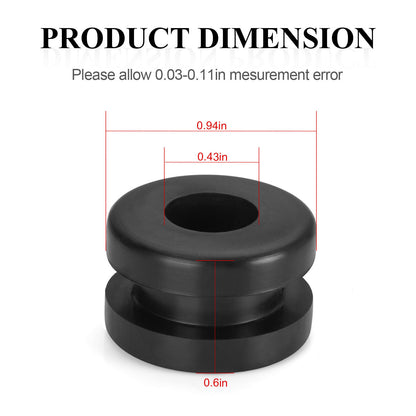 Set of 4 Rubber Heel Guard Grommets for Yamaha YFM350X YFZ350 YFS200