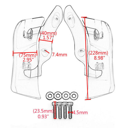 Top Fairing Side Air Deflector for Road Glide (2015–2020)
