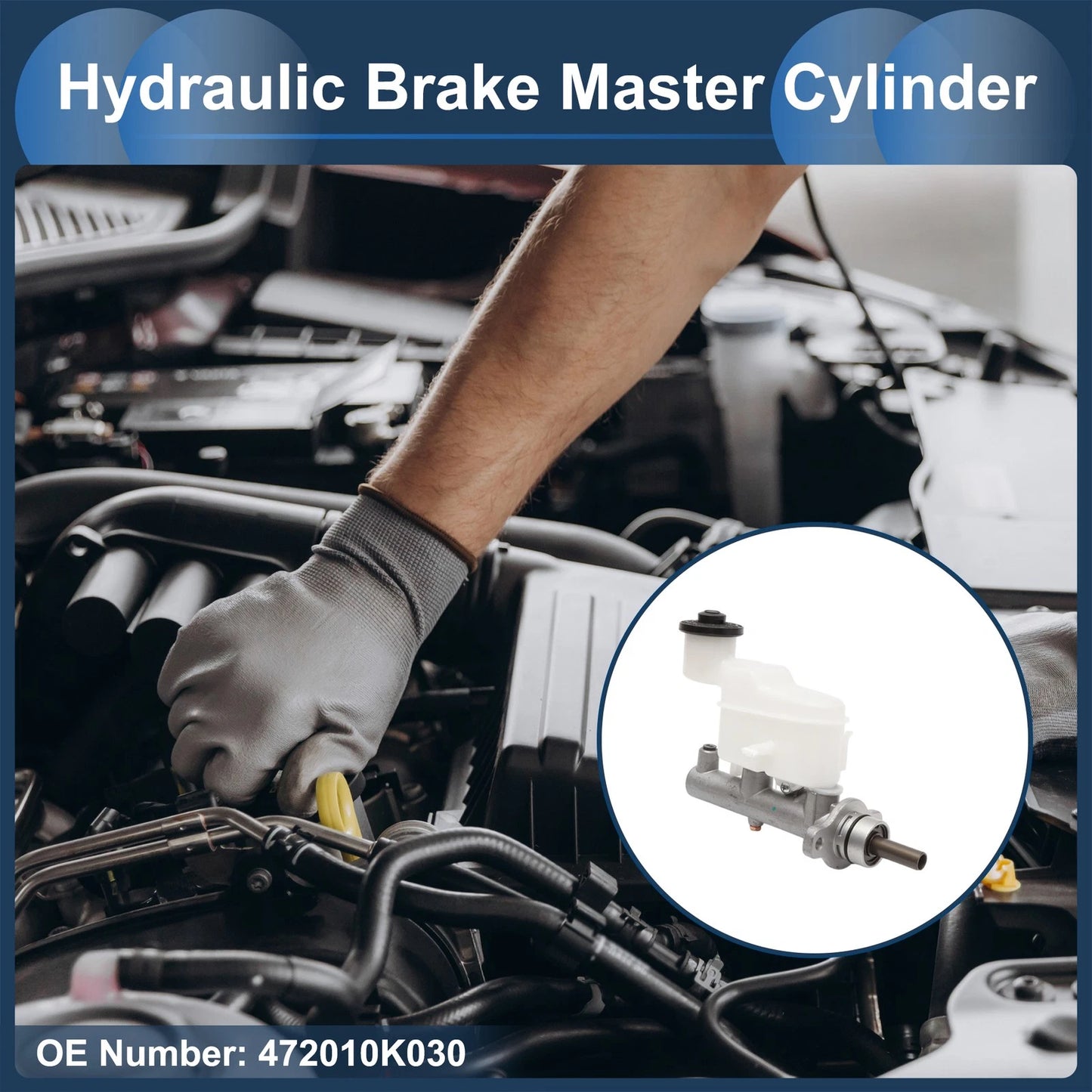 Brake Master Cylinder No. 472010K030 for Toyota Hilux Pick-up (2011–2021)