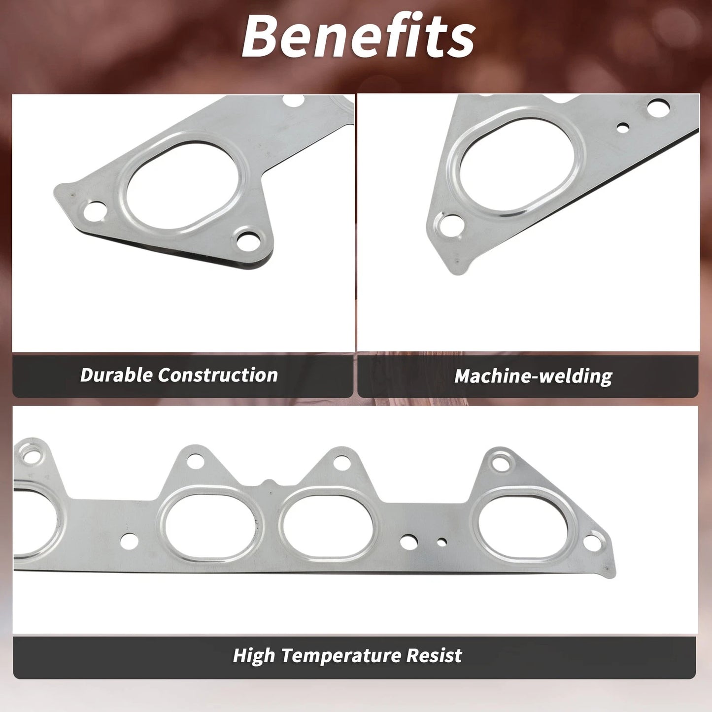 1 Pc Exhaust Manifold Header Gasket for Honda Accord (1994–2002) No. 18115P0A004