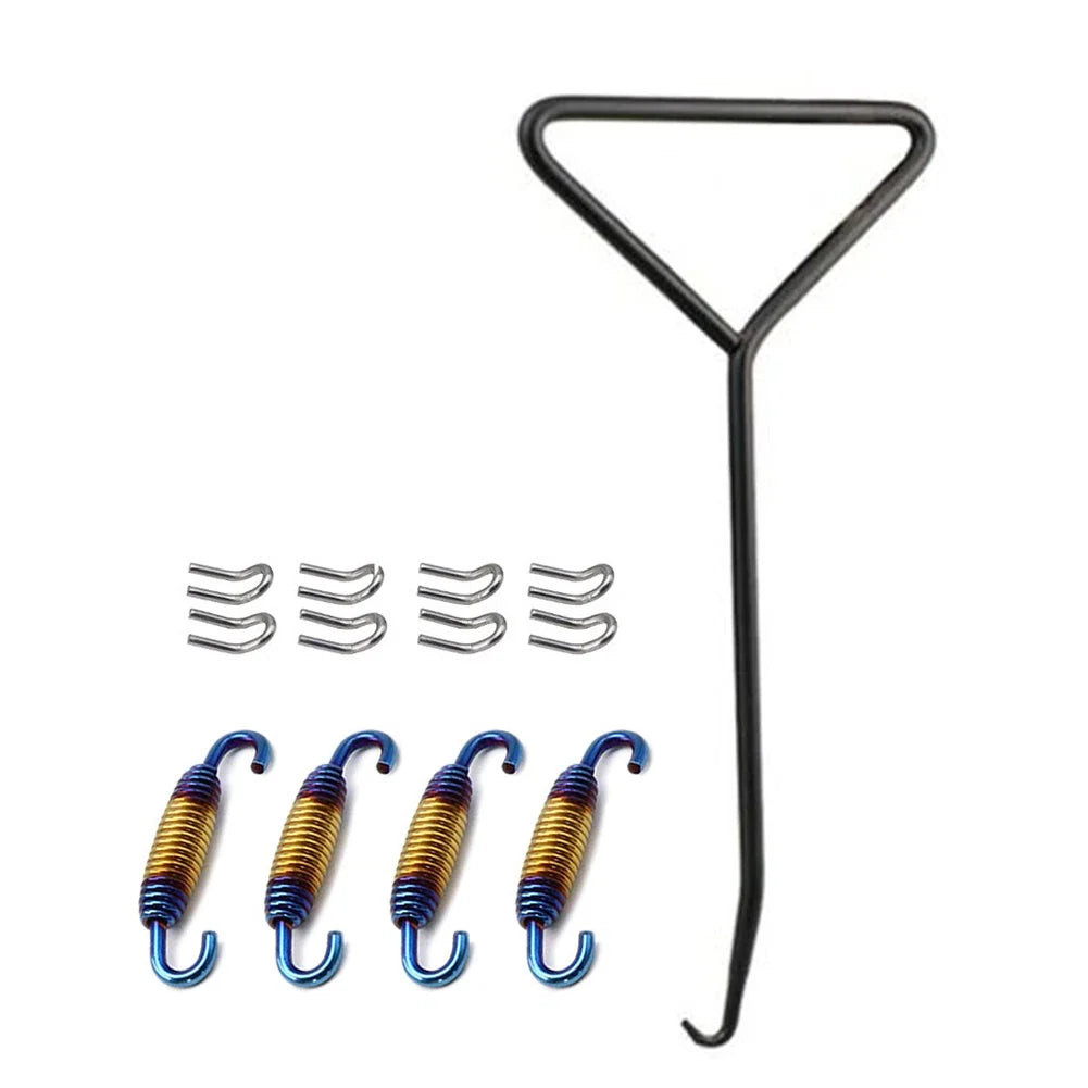 Exhaust Pipe Muffler Mounting Springs for Motorcycle Full Color (A04)