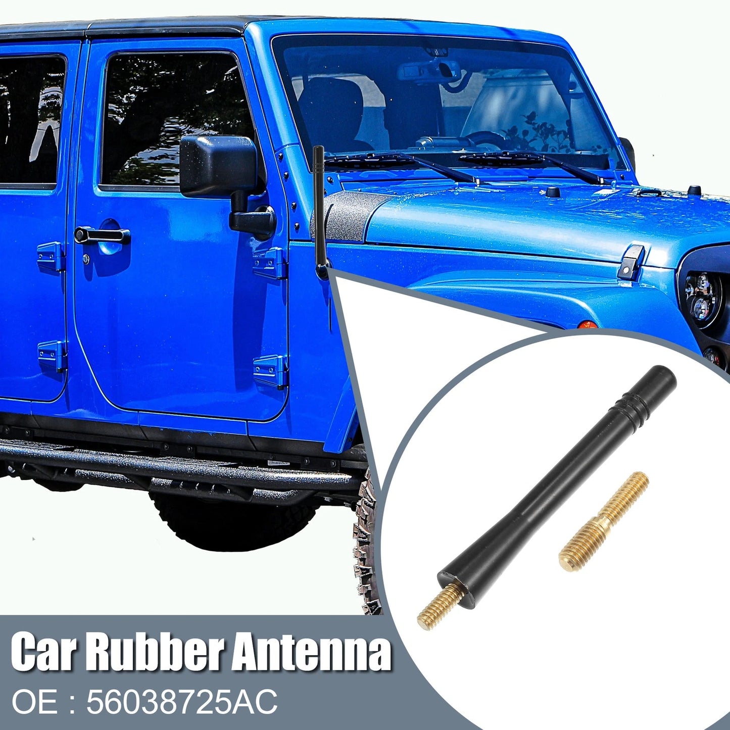 12V Car Antenna for Jeep Wrangler (2007–2018) No. 56038725AC